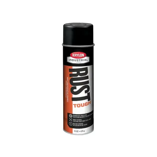 Krylon Industrial K00779007 07791 Black Semi-Gloss Acrylic Enamel Paint - 20 oz Aerosol Can - 15 oz Net Weight