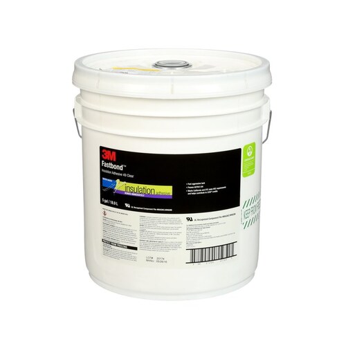 3M 62424099356 49 Clear Acrylic Adhesive - 255 gal Tote - Tote Type: EZ ...