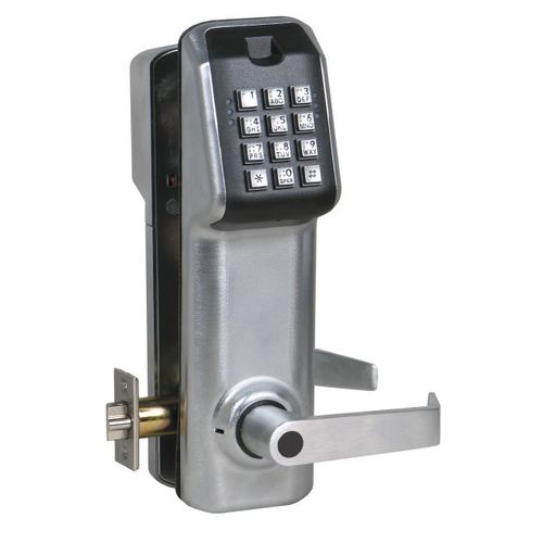 Stand Alone Keypad Access Control Lever Lock with Best IC Prep Satin Chrome Finish