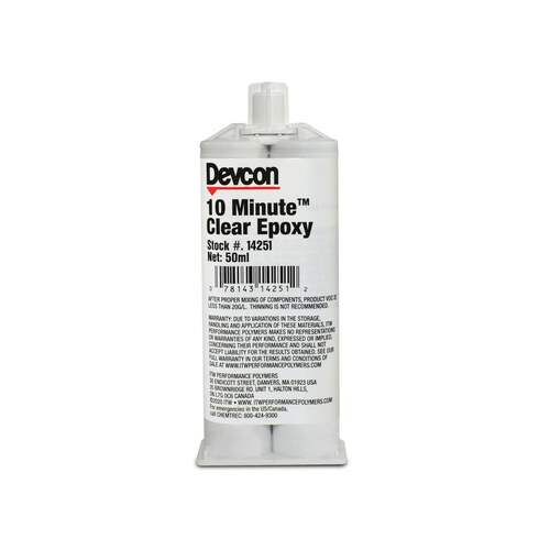 Devcon 14251 Clear TwoPart Epoxy Adhesive Base & Accelerator (B/A