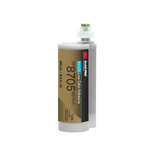 3M 7100245039 DP8705NS Black TwoPart Acrylic Adhesive 490 ml Cartridge