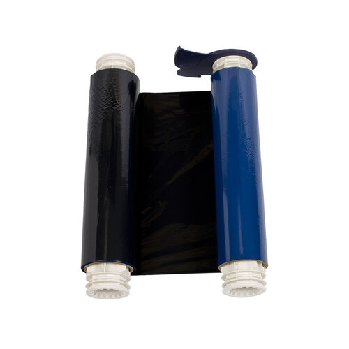 Black / Blue Printer Ribbon Roll - 8.8" Width - Roll