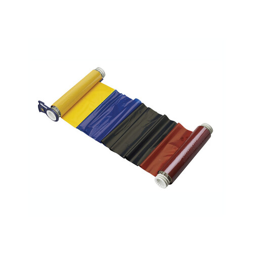 Black / Blue / Red / Yellow Printer Ribbon Roll - 6 1/4" Width - Roll