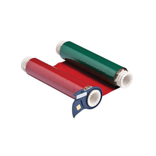 Black / Blue / Green / Red Printer Ribbon Roll - 6 1/4" Width - Roll