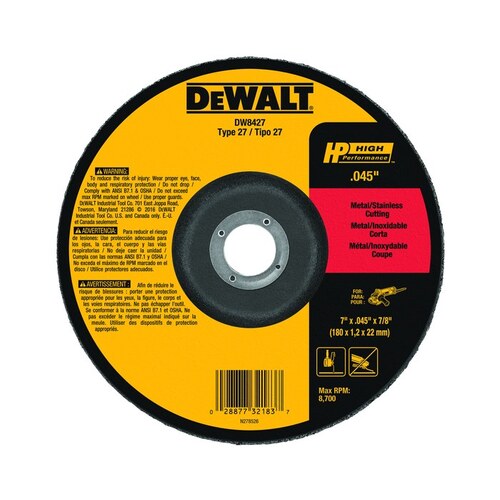 7"x1/16"x7/8" Thin Cuttiing Wheel Dcw