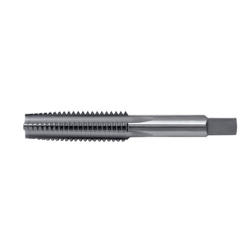 0401 #12-28 UNF H3 Taper Hand Tap - 4 Flute - Bright Finish - High-Speed Steel - 2.375" Overall Length - C