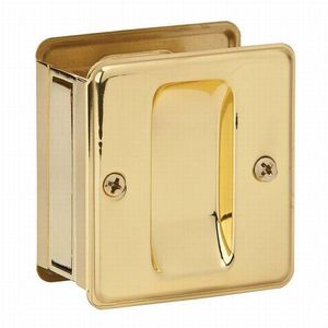 IVES 990B3 900 Sliding Door Pull, Bright Polished Brass