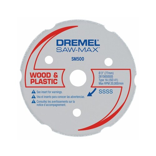 Dremel SM500 Saw-Max 3 In. Wood/Plastic Cut-Off Wheel