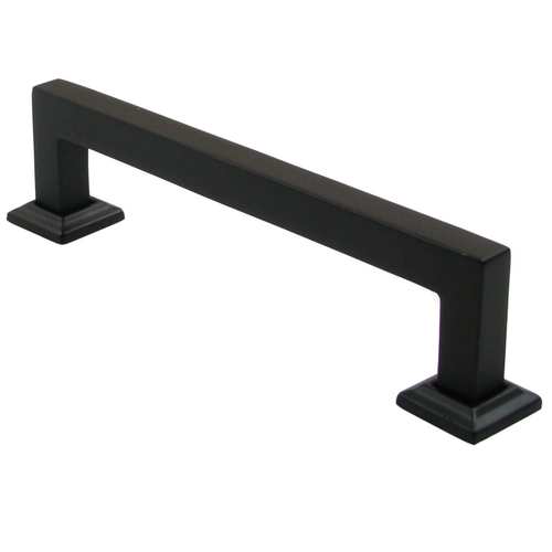 5" Modern Square Cabinet Pull Oil Rubbed Bronze Finish