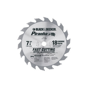 Black & Decker Piranha Circular Saw Blade 77-717, 7 1/4 in