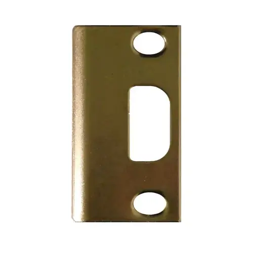 Adjustable Security Strike for Key in Knob Brass Plated Finish