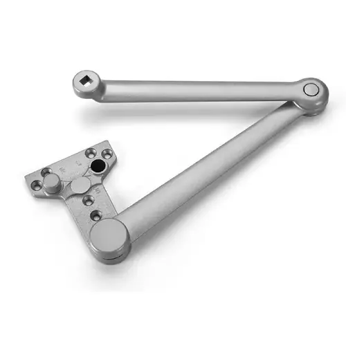 Heavy Duty Parallel Arm Set with Stop Aluminum Finish