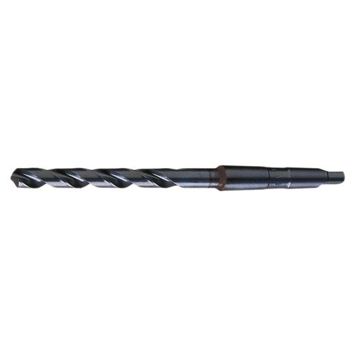 1894 15/32" Taper Shank Drill - Radial 118 Point - 4.125" Spiral Flute - Right Hand Cut - 7.5" Overall Length - High-Speed Steel - C