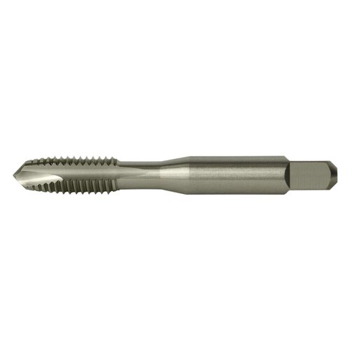 Cleveland C57072 1011 #6-32 UNC H3 Spiral Point Machine Tap - 2 Flute - Bright Finish - High-Speed Steel - 2" Overall Length - C