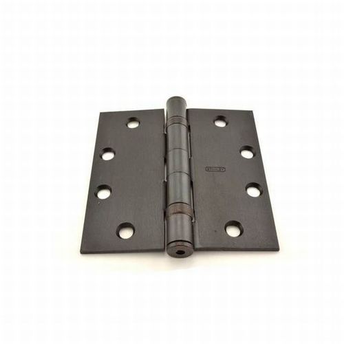 Stanley Security Solutions FBB17941210B 4-1/2" x 4-1/2" Steel Full Mortise Ball Bearing Standard Weight Square Corner Hinge # 067583 Oil Rubbed Bronze Finish