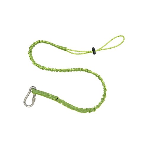15 lbs. Lime Stainless Extended Single Carabiner Tool Lanyard