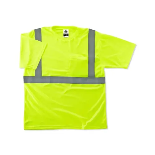Ergodyne 21502-XCP6 8289 Green Polyester High Visibility
