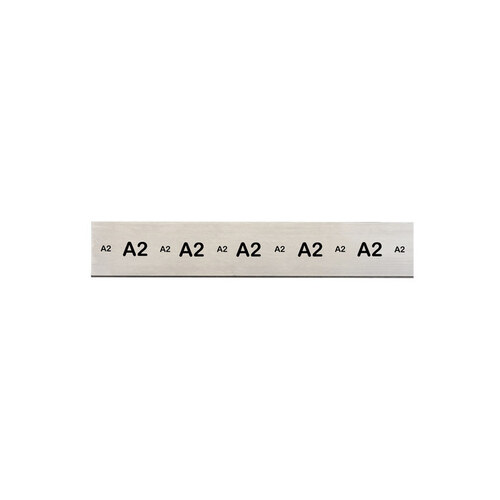 497 A2 5% Chromium Air-Hardening Steel Precision Ground Stock - 6" Width x 36" Length x 1/2" Thick