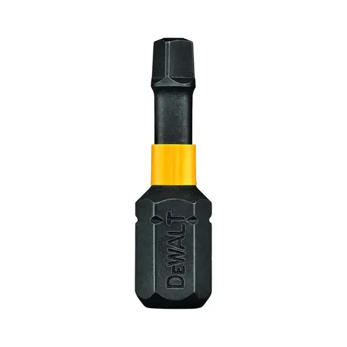 Flextorq Square Power Bit - #0 Tip - 1/4" Shank - 1" Length - S2 Steel