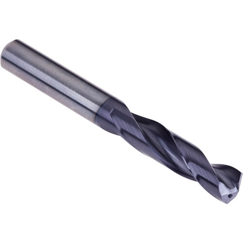 Carbide R4679.4 Drill Oil Feed - 9.4 mm Dia. - 3 x D Usable Length - 140 Point