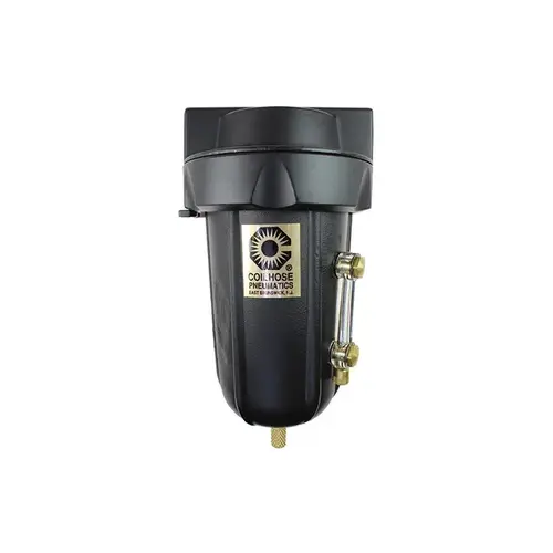 Coilhose 8828M Heavy Duty 1" Filter - Metal Bowl - 40 - Manual Drain