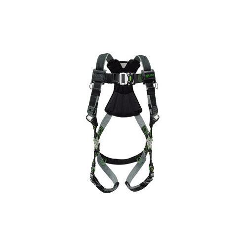 RDFFD Green Universal Vest-Style Side Padding Body Harness - Duraflex Webbing