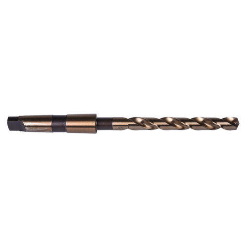 209CO 1/2" Taper Shank Jobber Drill - 135 Point - 4 3/8" Flute - Right Hand Cut - 8 1/4" Overall Length - Cobalt (HSS-E) - 0