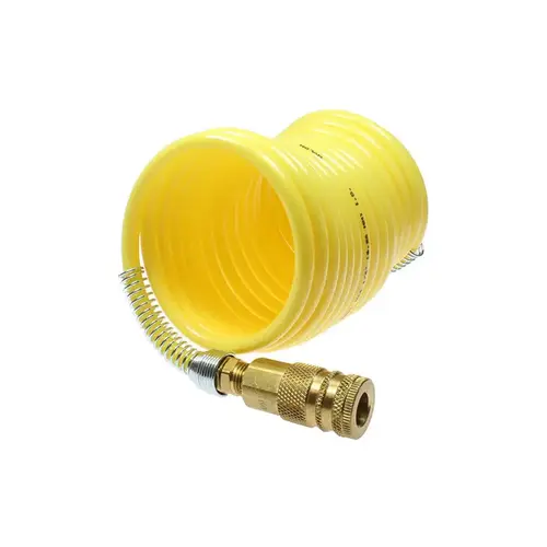 Coilhose 580-N38-50A Hose Coil - Nylon Yellow