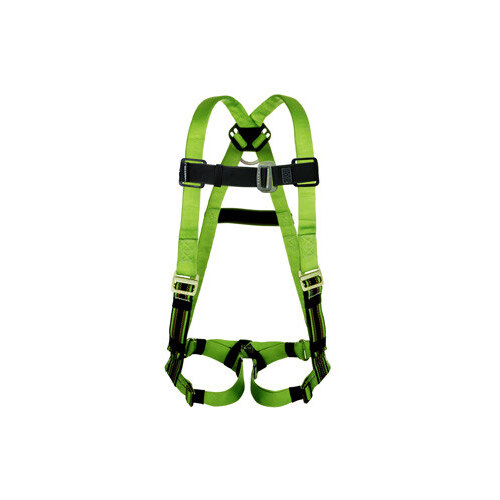 P950 Green 3XL Vest-Style Back Padding Body Harness - Duraflex Webbing