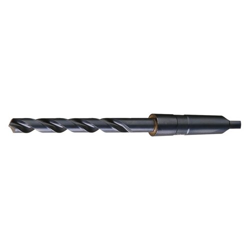 2410 59/64" Taper Shank Drill - Radial 118 Point - 6.125" Spiral Flute - Right Hand Cut - 10.75" Overall Length - High-Speed Steel - C