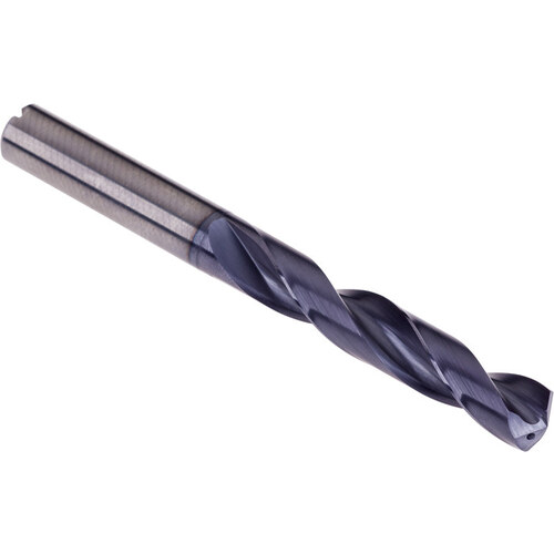 Carbide R4635.7 Drill Oil Feed - 5.7 mm Dia. - 5 x D Usable Length - 140 Point