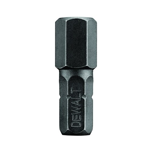 Flextorq Hex Security Power Bit - 7/32" Tip - 1/4" Shank - 1" Length - S2 Steel