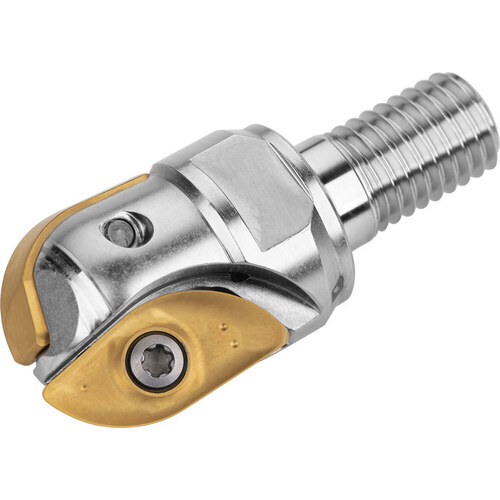 High-Speed Powder Metallurgy Steel 16L2R025M08-SZP16 Milling Cutter - 9.4 mm Dia.