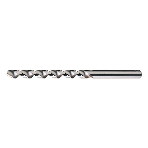 120B #16 High Helix Taper Length Drill - Radial 118 Point - 3.375" Spiral Flute - Right Hand Cut - 5.75" Overall Length - High-Speed Steel - 0.177" Shank