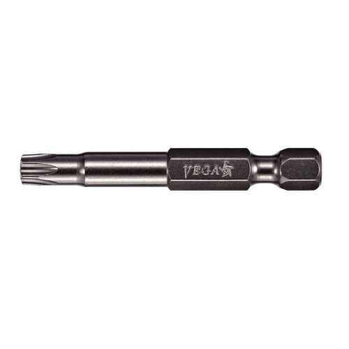 Power TORX Tamper Driver Bit - 20 Tip - 1/4 in-Hex Shank - 6" Length - S2 Modified Steel