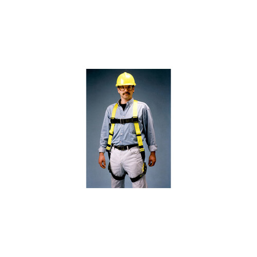 650 Yellow Universal Vest-Style Body Harness - Polyester Webbing