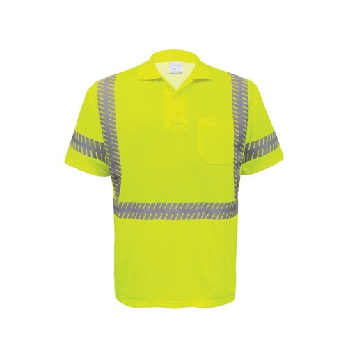 Bal ve -209 Yellow/Green 65% Polyester, 35% Polypropylene High-Visibility Shirts - Polo Shirt - ANSI Class 3 Rating
