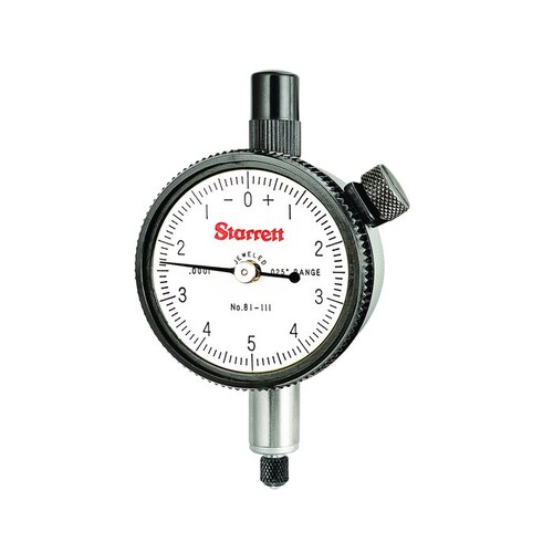 White Dial Indicator -.375" Diameter