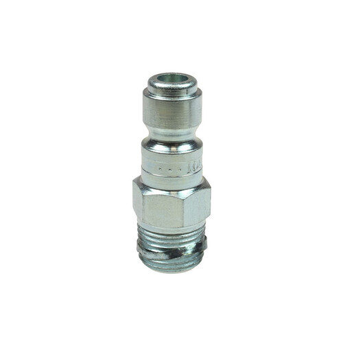 Connector - 1/4" MPT Thread - Plated Steel