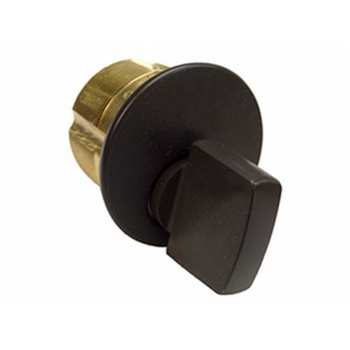 Kaba Ilco 716110B 1" Turn Knob Mortise Cylinder with Adams Rite Cam Oil Rubbed Bronze Finish