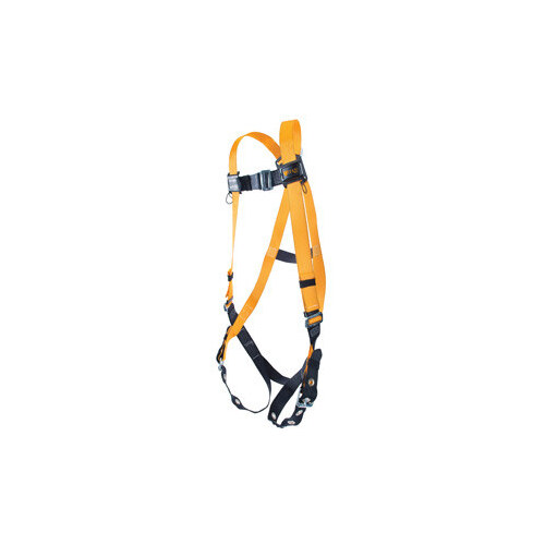 T4000FD Yellow Small/Medium Vest-Style Body Harness - Polyester Webbing