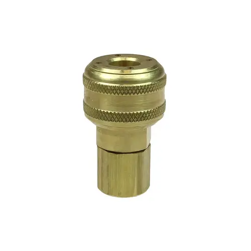 Coilhose 582A Pneumatic Hose Coupling: 1/4" Thread, 3/8" Body Dia, Industrial Interchange