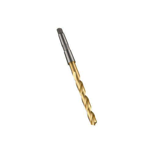 A530 28.5 mm Taper Shank Drill - 118 Point - 175 mm Flute - Right Hand Cut - 296 mm Overall Length - High-Speed Steel - 05