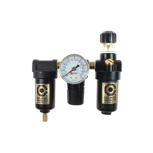 1/8" Miniature Filter/Regulator/Lubricator - Manual - 20 - Manual Drain