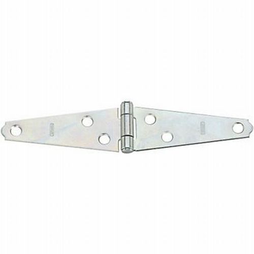 3" Light Strap Hinge with No Screws # S140-300 Zinc Plated Finish