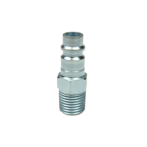 Connector - 1/4" MPT Thread - Plated Steel