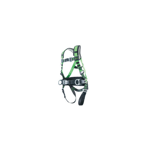 R10 Green Universal Vest-Style Back Padding, Shoulder Padding Body Harness - Type 10 Webbing