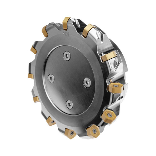Chromium Steel 200C10R-S45HN09C-CF Milling Cutter - 200 mm Dia.