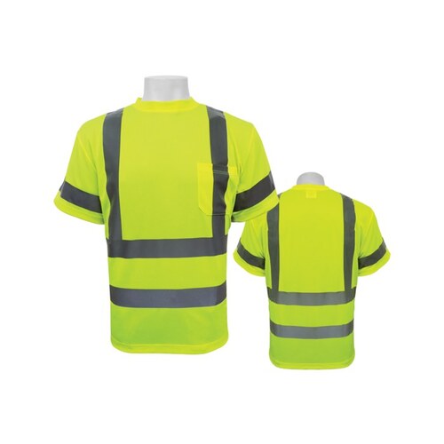 Bal ve -018 Lime Polyester Reflective Shirt - T-Shirt - ANSI Class 3 Rating