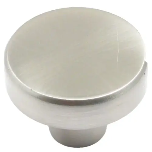 1-3/8" Modern Round Cabinet Knob Satin Nickel Finish